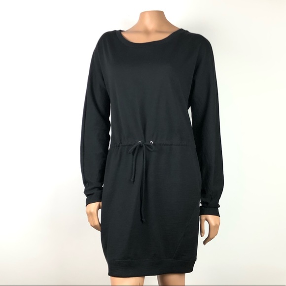 Rag &Bone Knit Drawstring Waist Dress Cut-Out Back - Picture 1 of 11